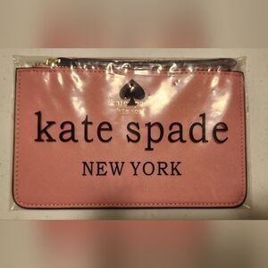 Kate Spade Light Pink Wristlet with Gold Hardware NWT